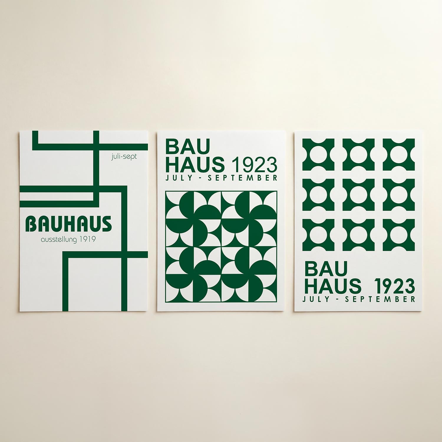 Lijnen en vlakken Posterset