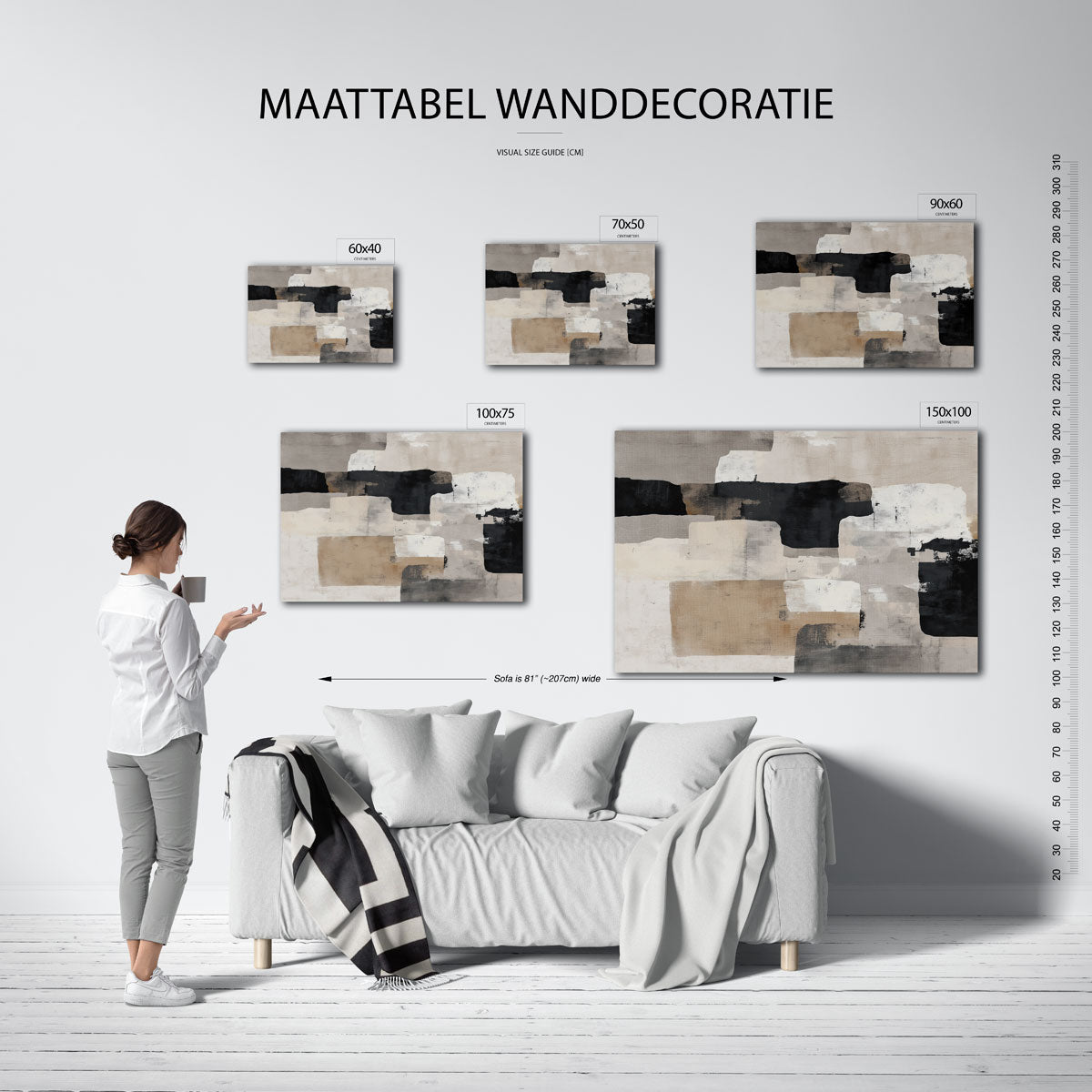 Geometrische vormen Kunstwerk
