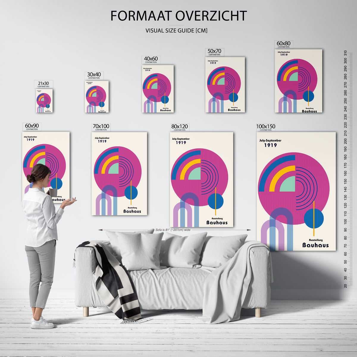 Vormen en vlakkenspel Poster