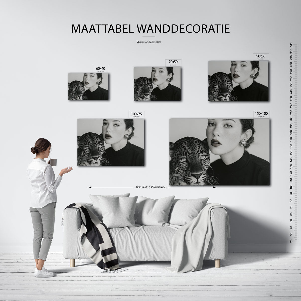 Dierlijke elegantie Kunstwerk