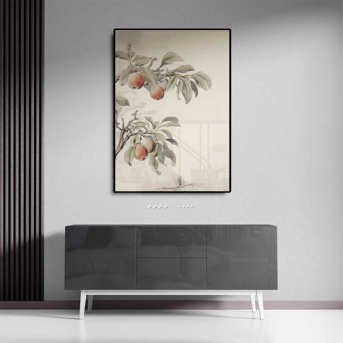 Tak met Appels Kunstwerk-canvas-dibond-plexiglas-wanddecoratie-WallArtistic