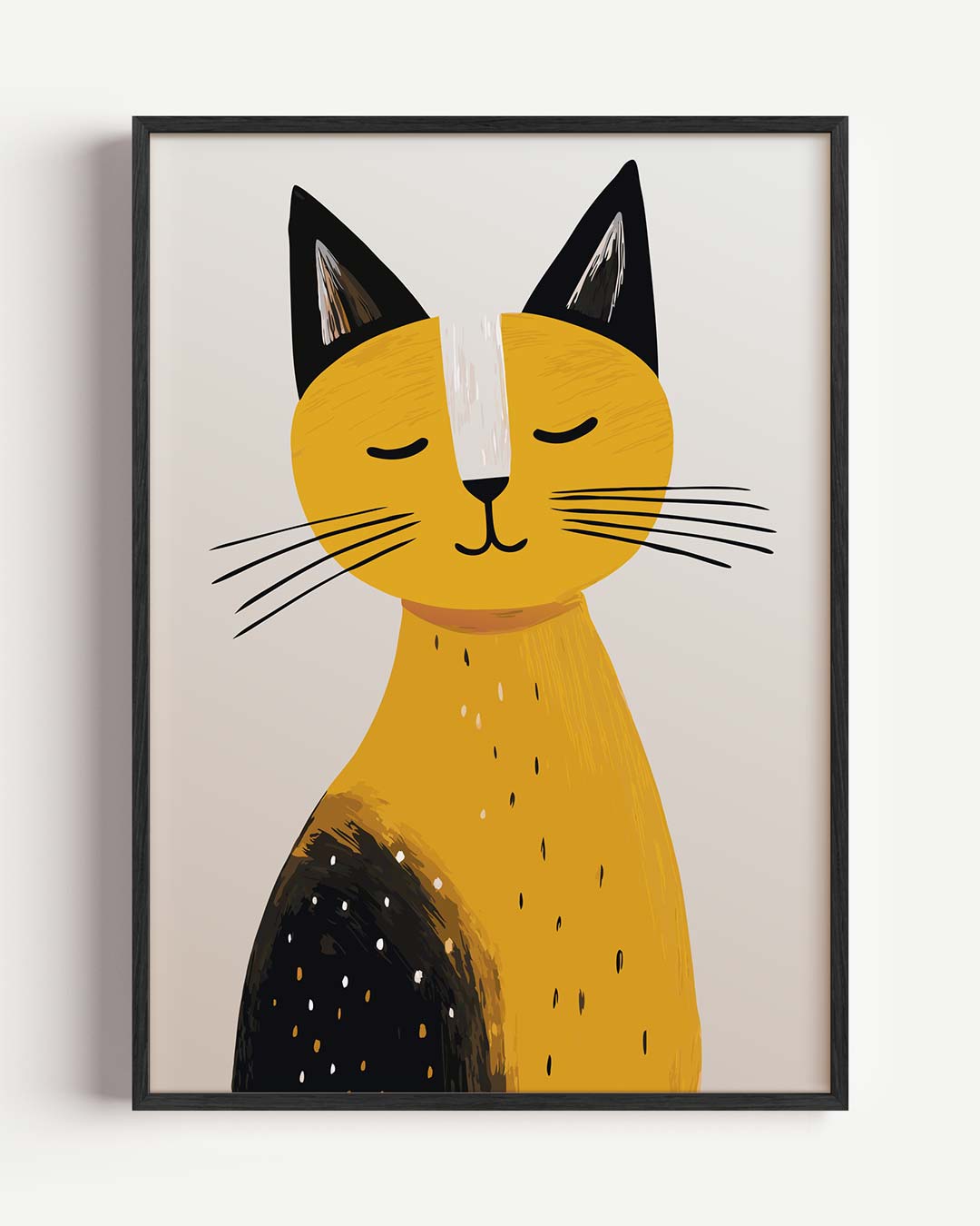 Vrolijke Kattenposter-WallArtistic