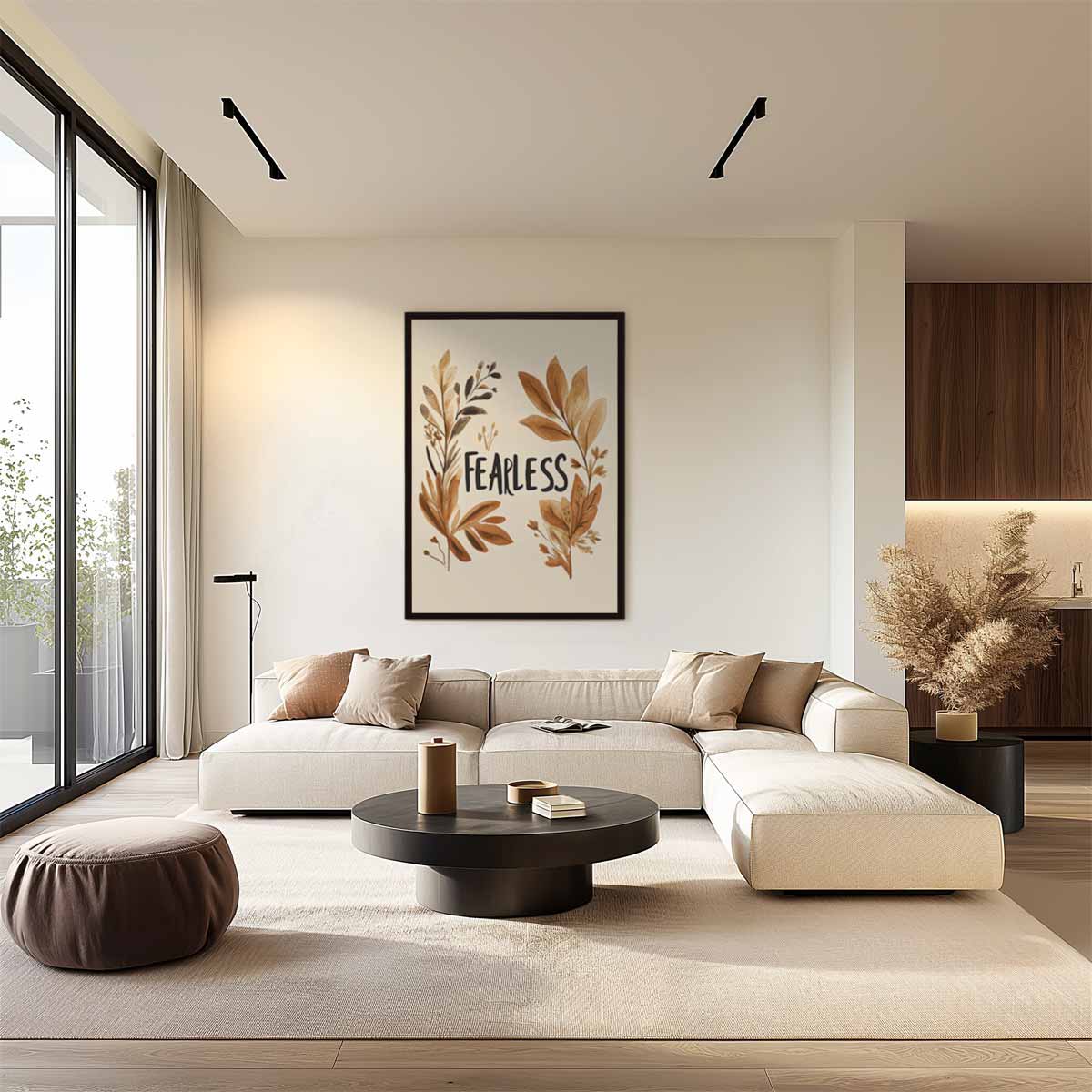 Fearless Botanical Kunstprint Kunstwerk-canvas-dibond-plexiglas-wanddecoratie-WallArtistic