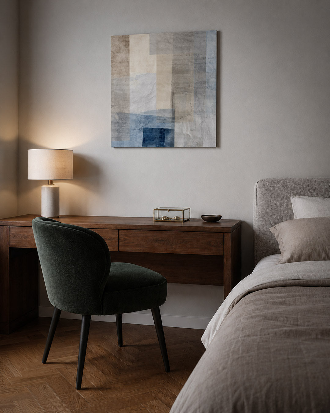 Gelaagde compositie Kunstwerk