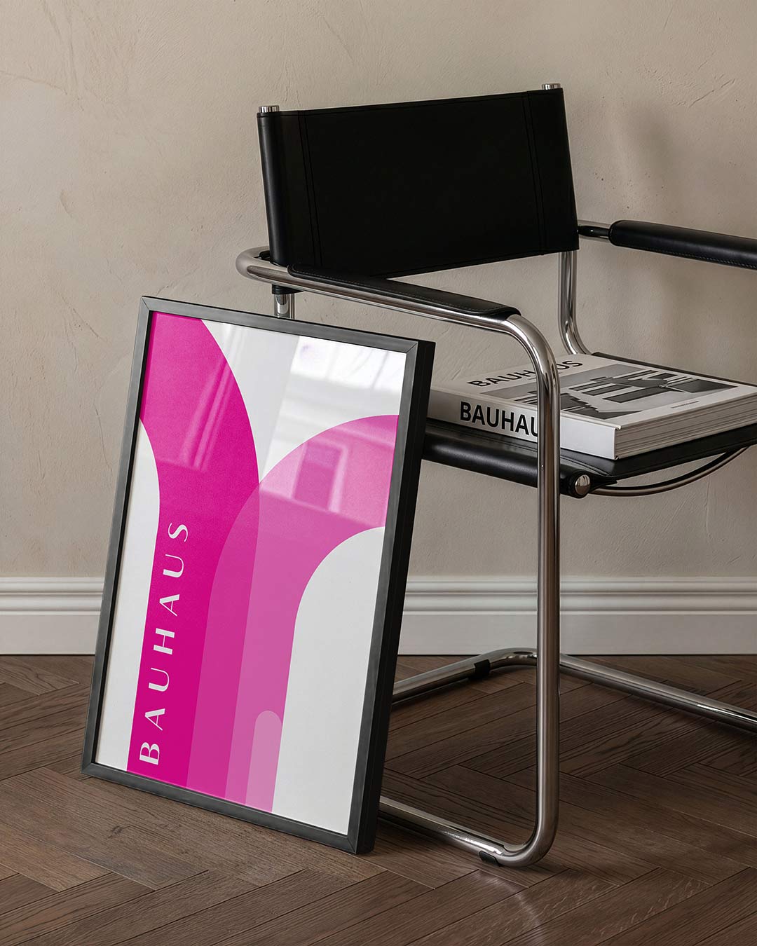 Kleurvlakken en lijnen Poster
