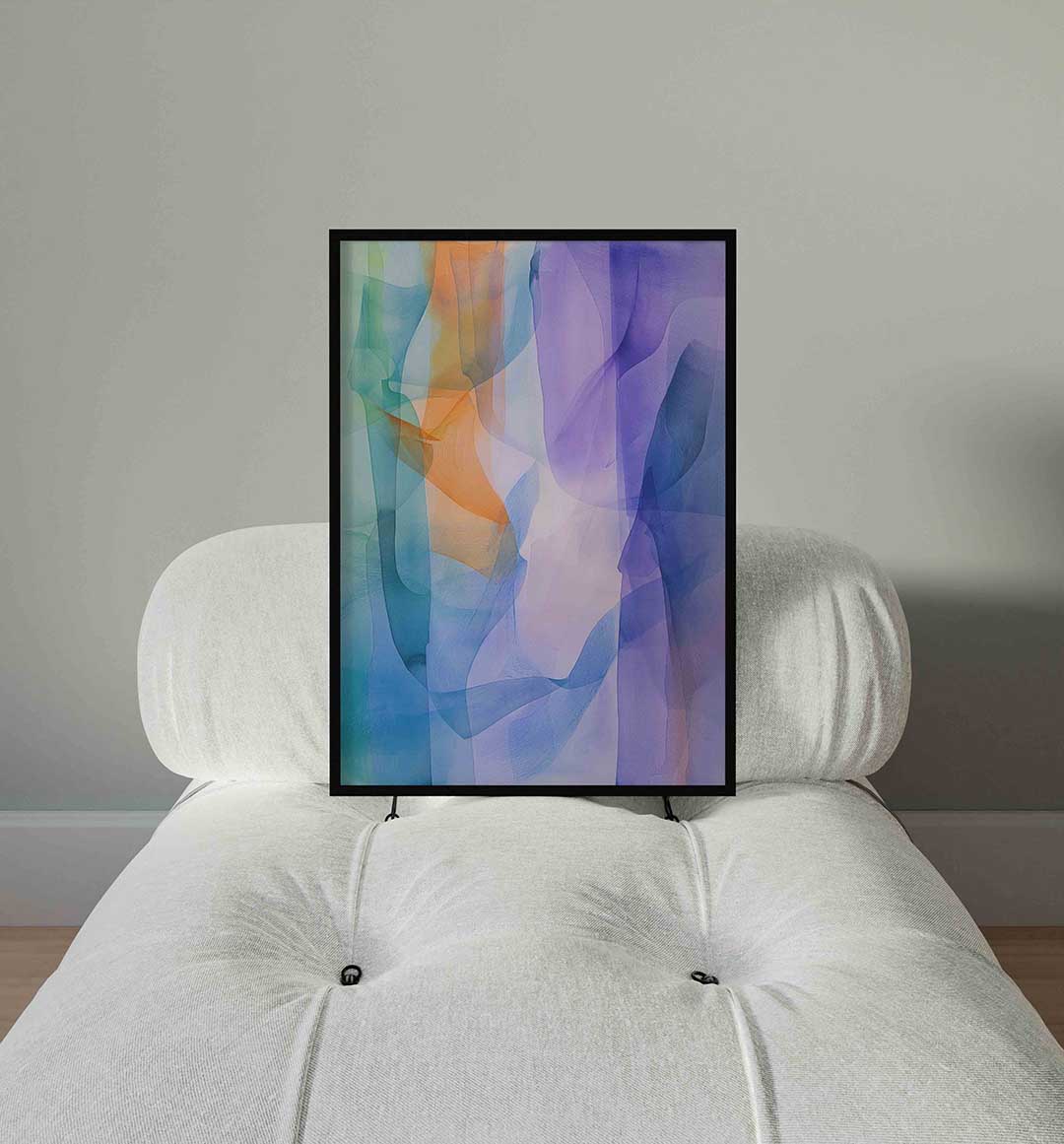 Abstracte kleurencompositie Poster