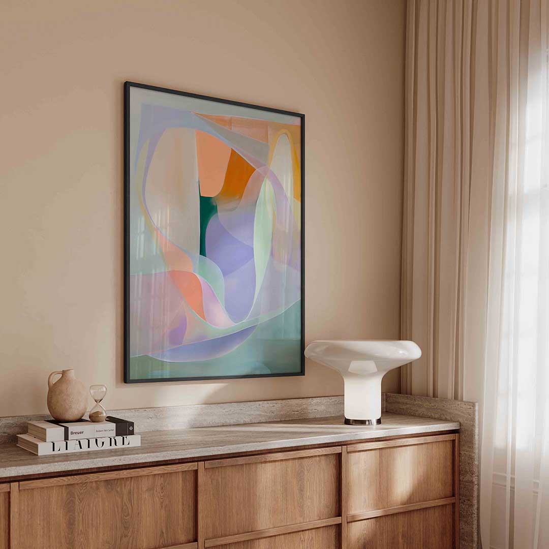 Abstracte vormen Poster