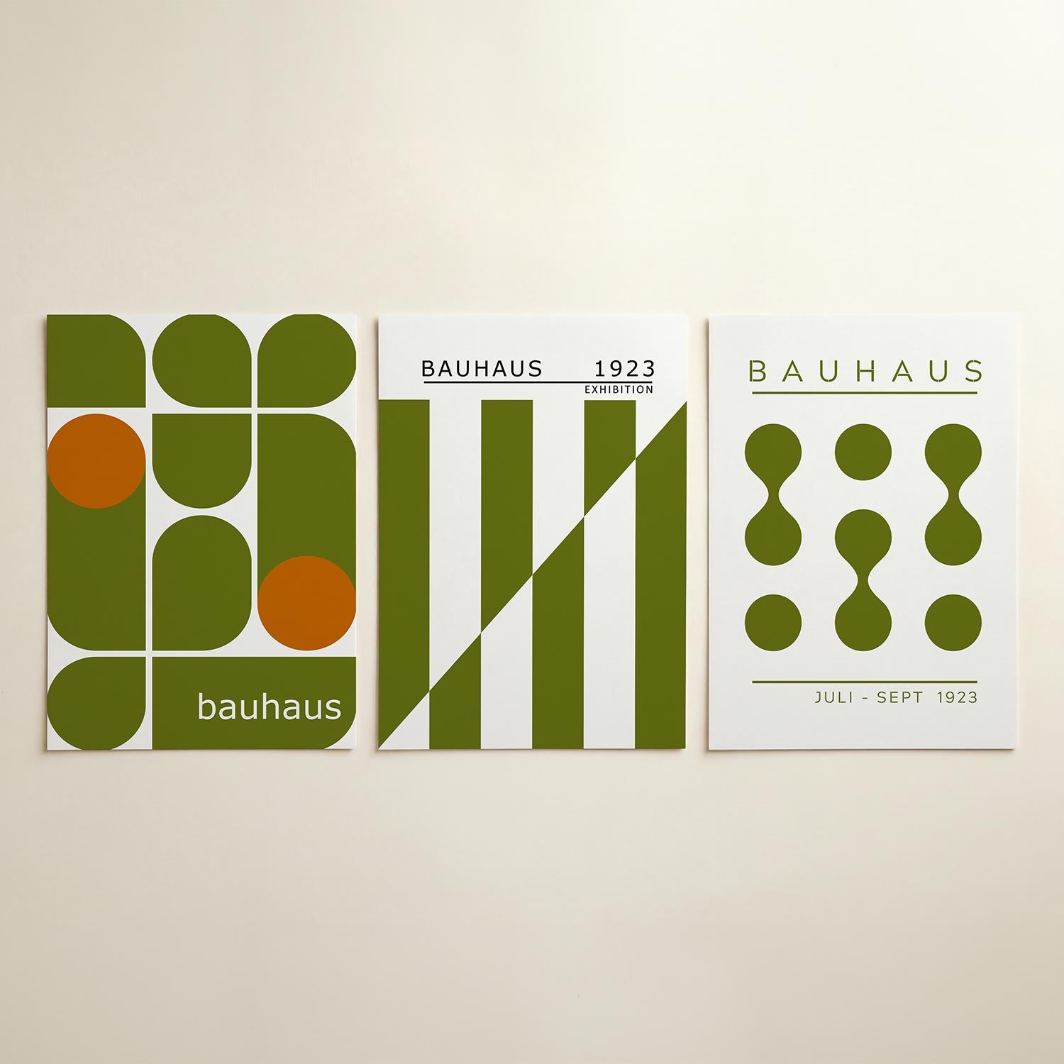 Vormen en vlakken Posterset