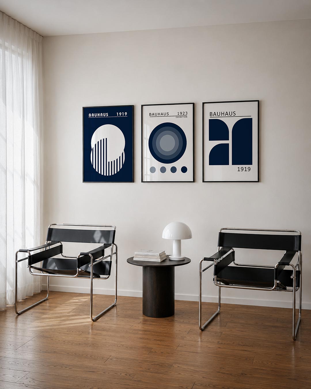 Cirkel en strepen Posterset