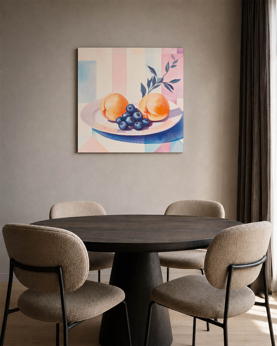 Fruit op bord Kunstwerk