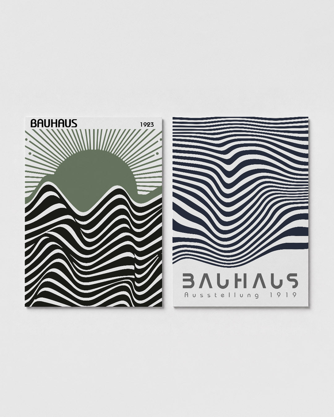Golvend lijnenspel Posterset