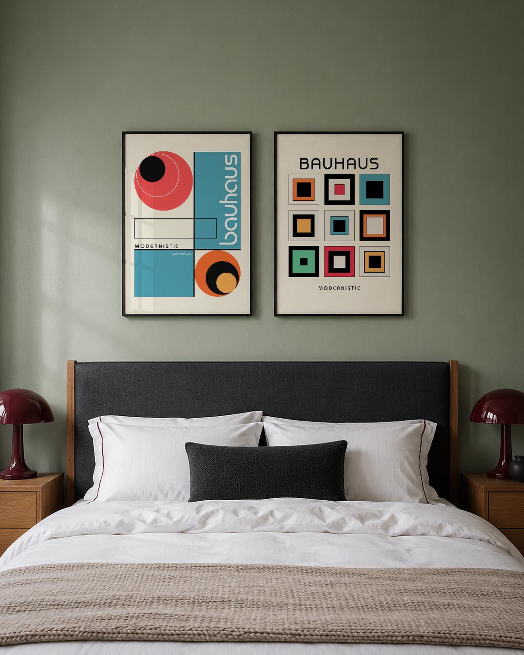 Kleur en lijnenspel Posterset