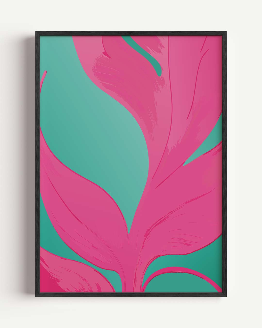 Tropische Bladeren Droom Poster-WallArtistic