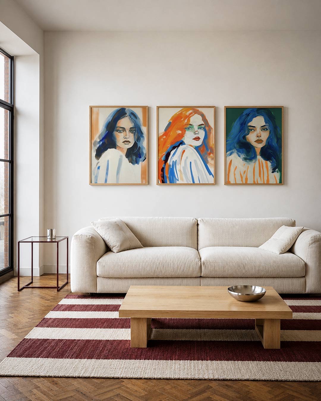 Kleur en portret Posterset