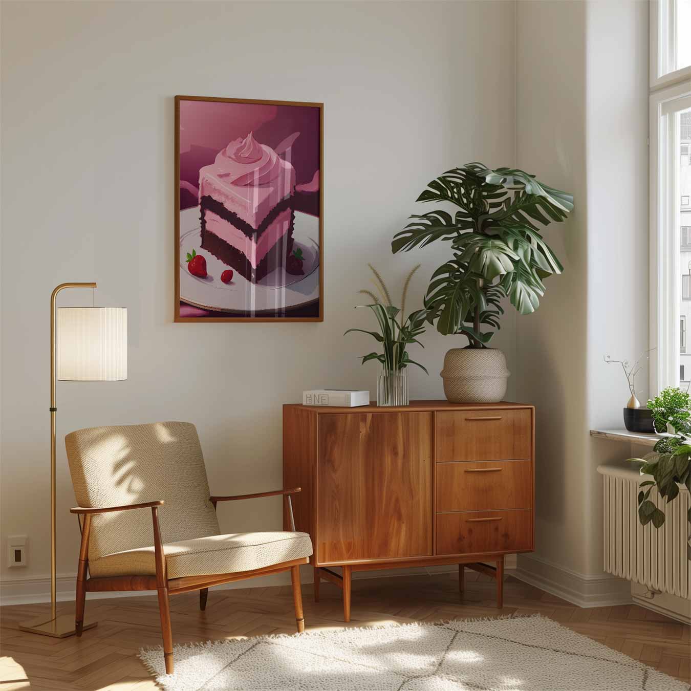 Roze Dessert Verlangen Poster-WallArtistic