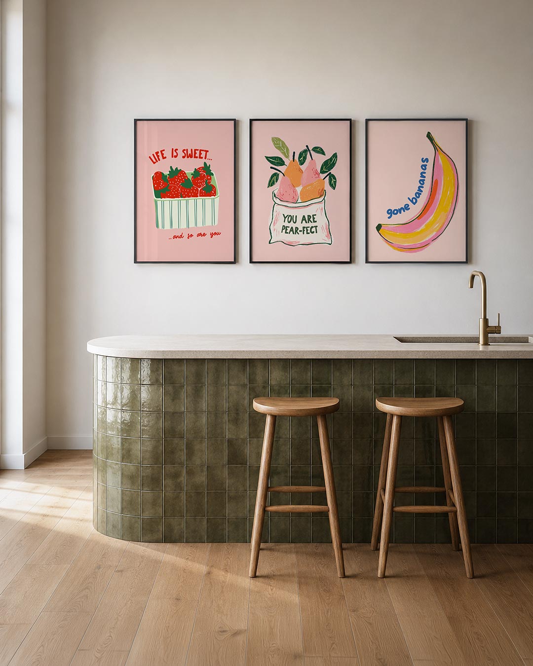 Zoete boodschap Posterset