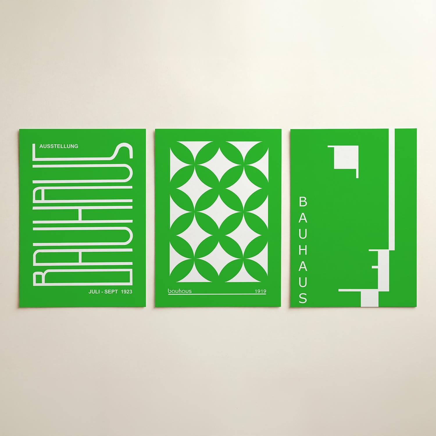 Lijnen en kleurvlakken Posterset