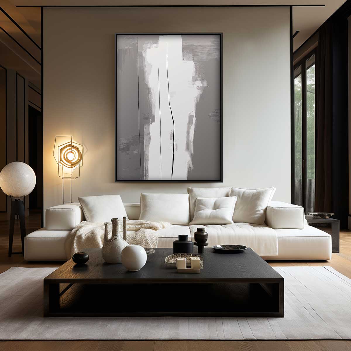 Whispering Grays Kunstwerk-canvas-dibond-plexiglas-wanddecoratie-WallArtistic