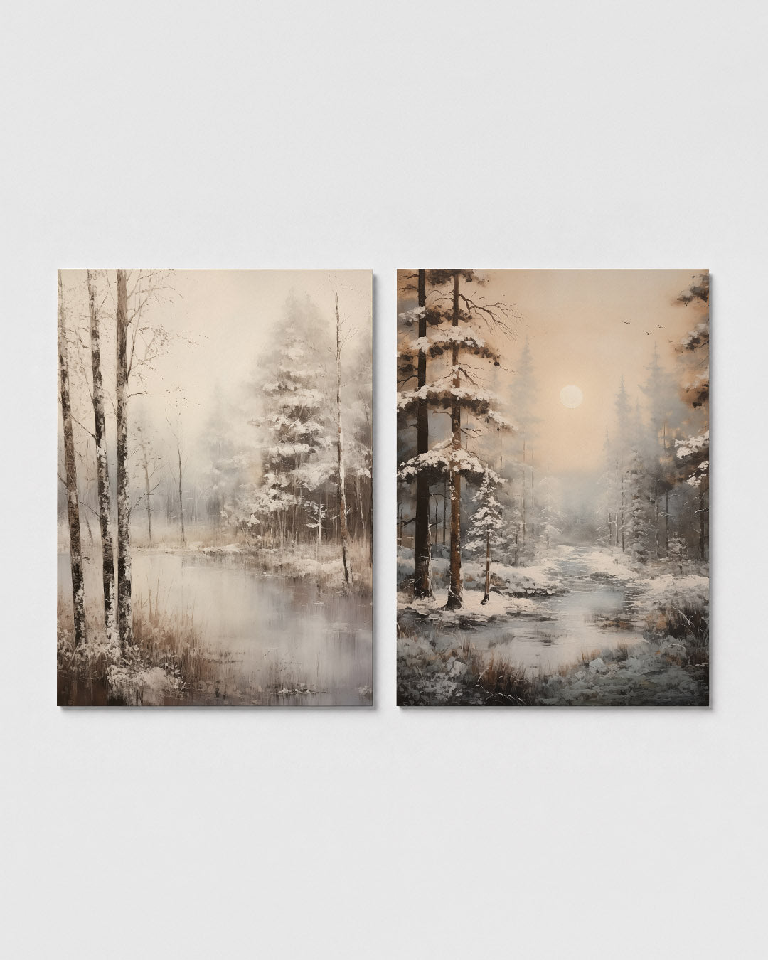 Mistige bosrand Posterset
