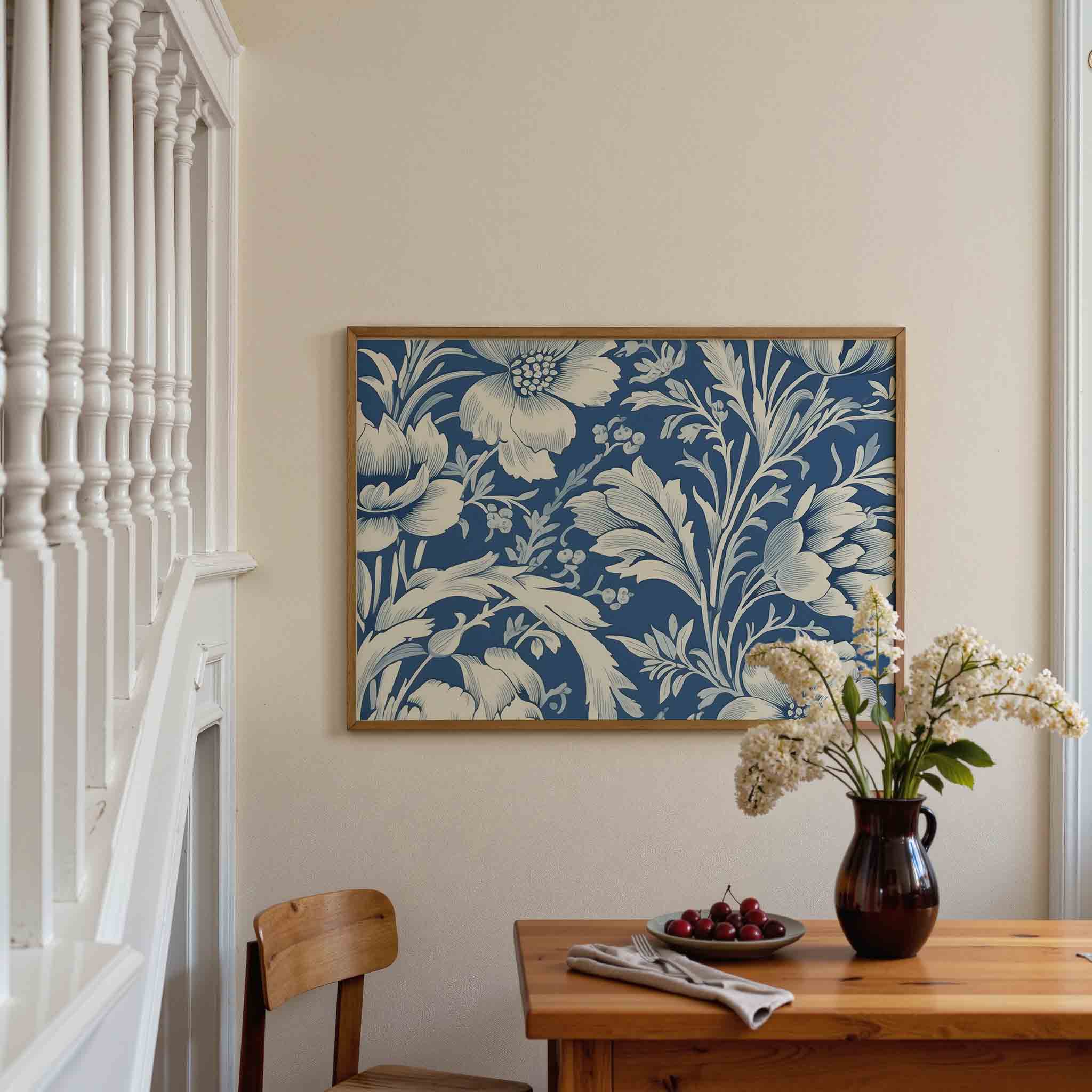Bloemen en bladeren Poster