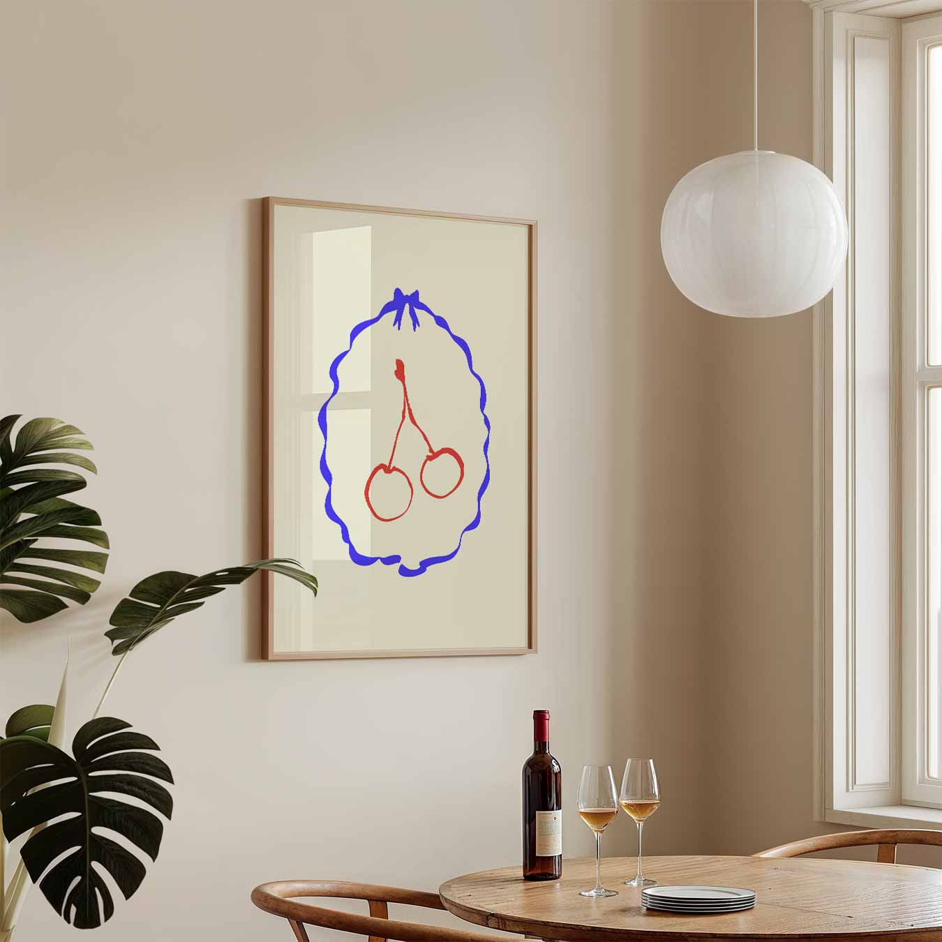Kersen in Kunst Poster-WallArtistic