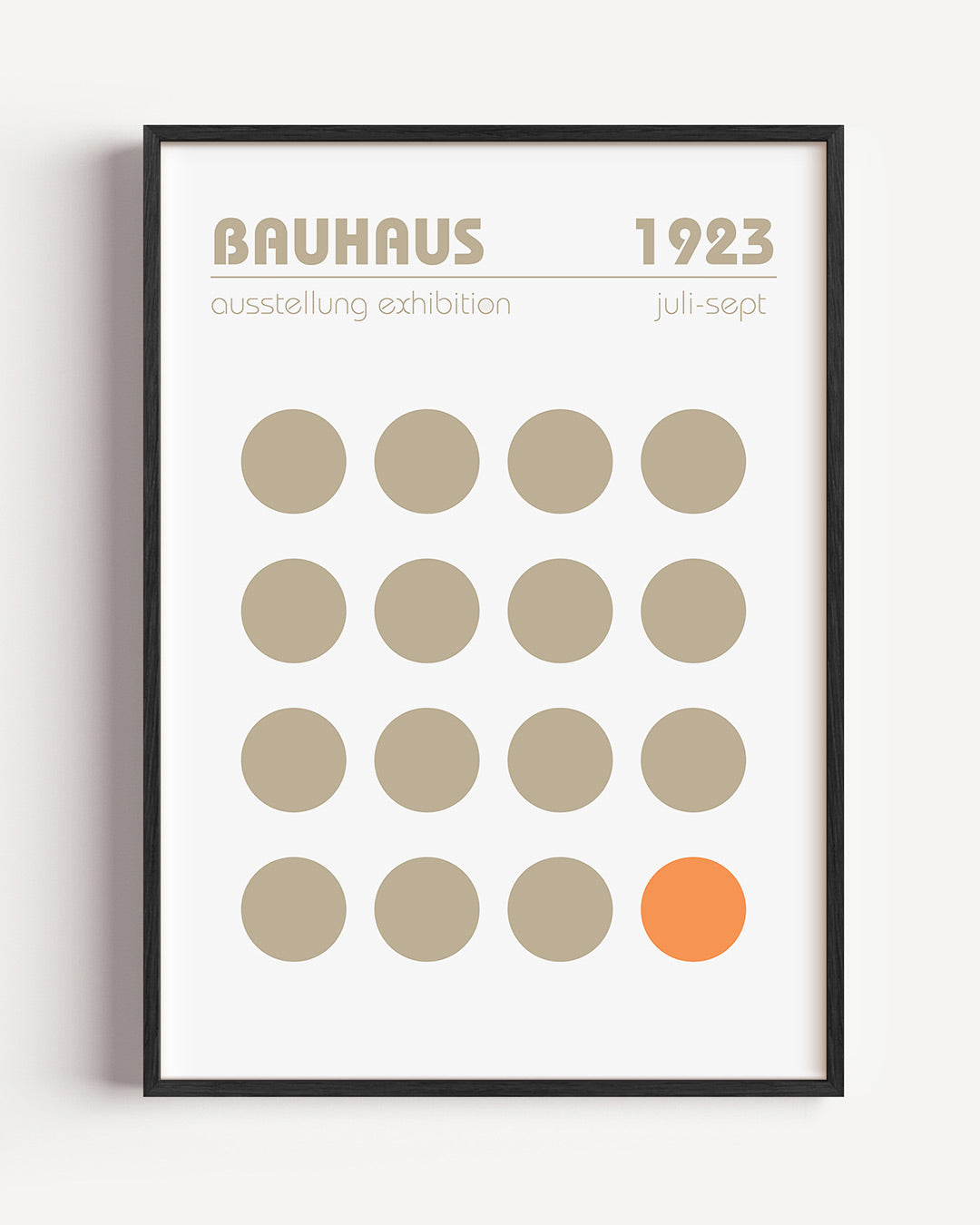 Cirkelpatroon en kleur Poster