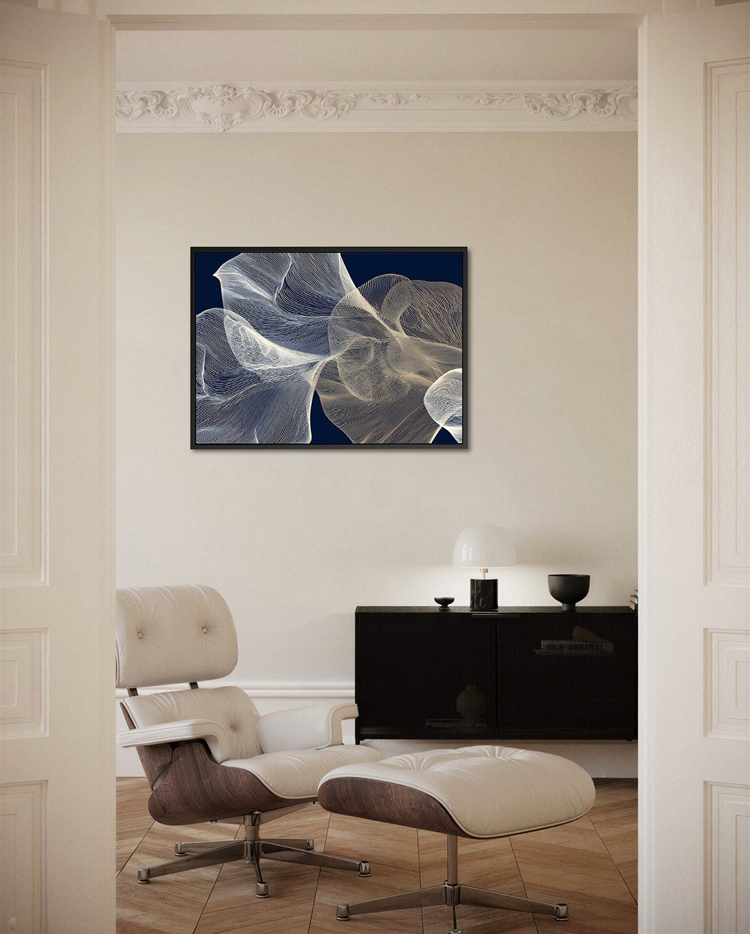 Golvende lijnen Kunstwerk