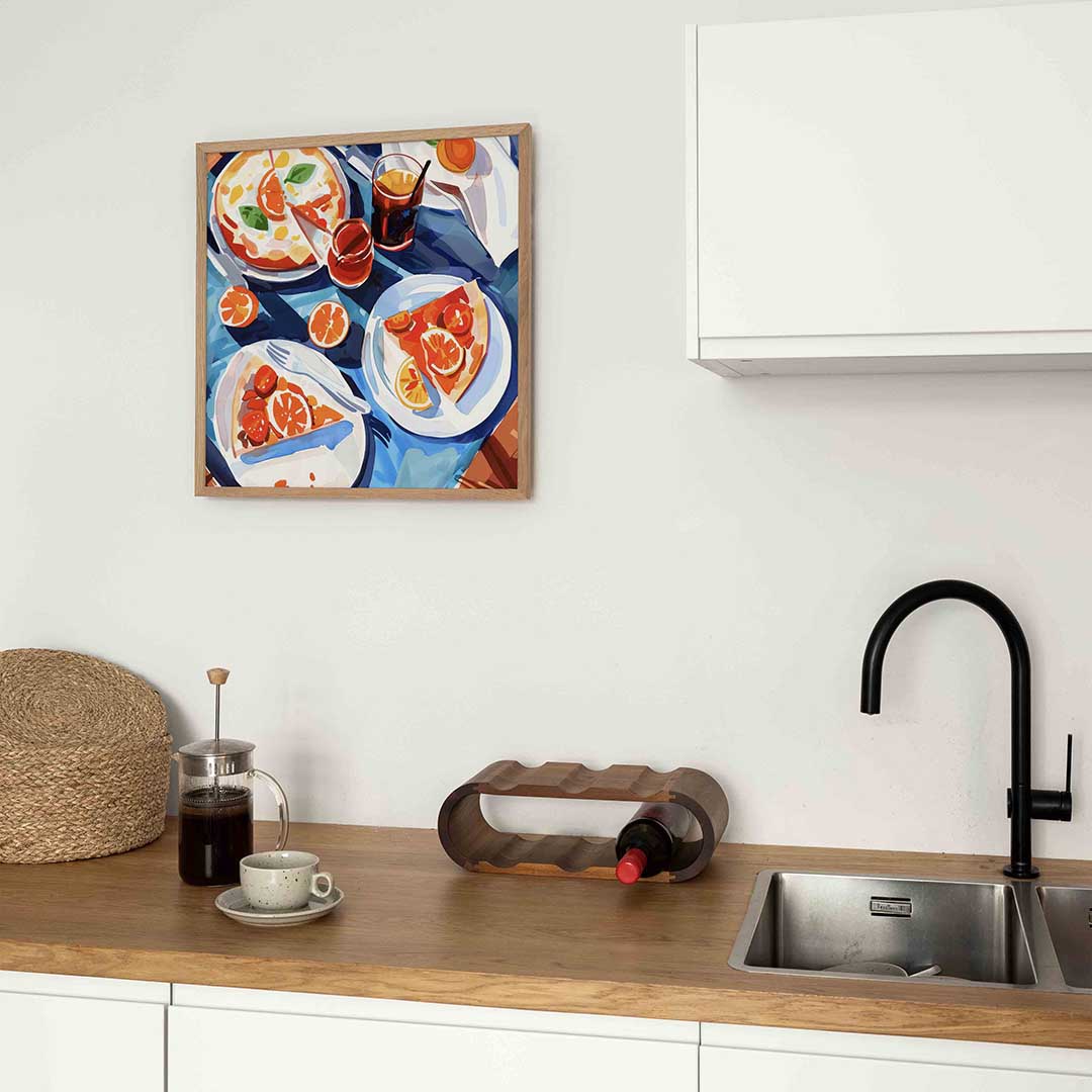 Pizza en citrus Poster