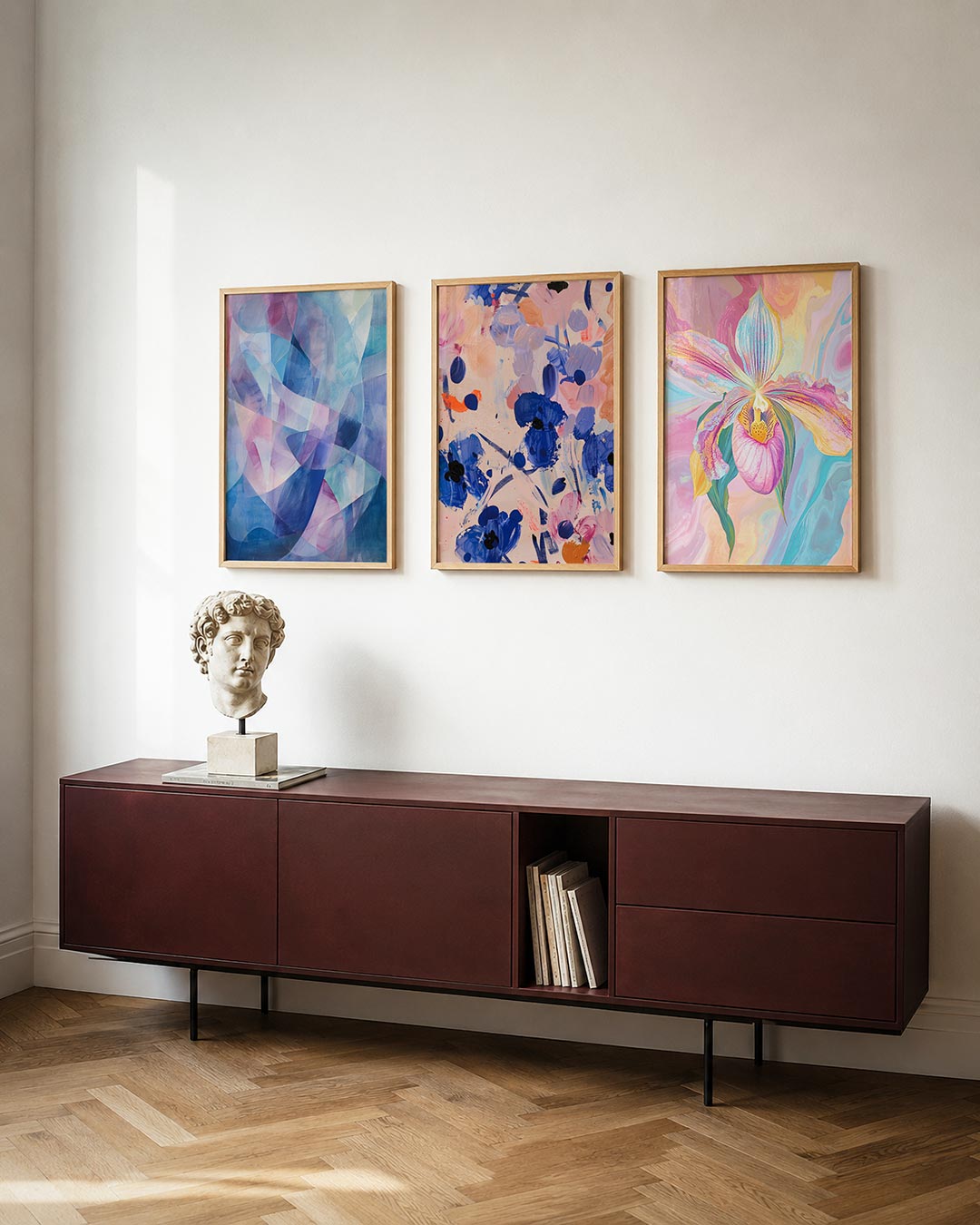 Kleurige vormen Posterset
