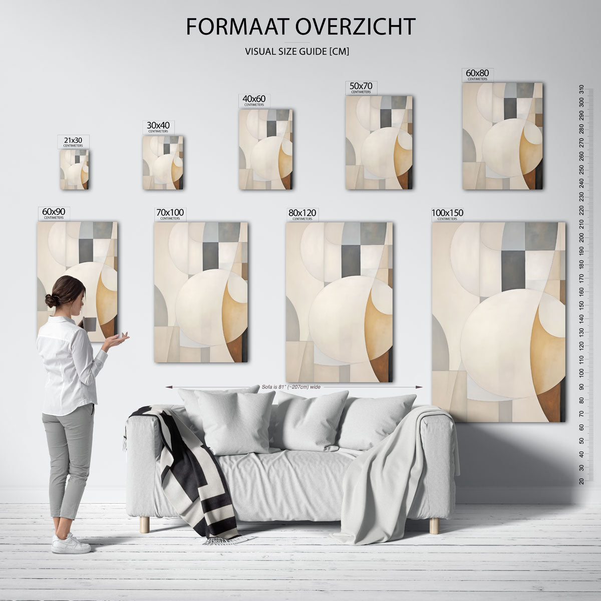 Abstracte vormen Poster