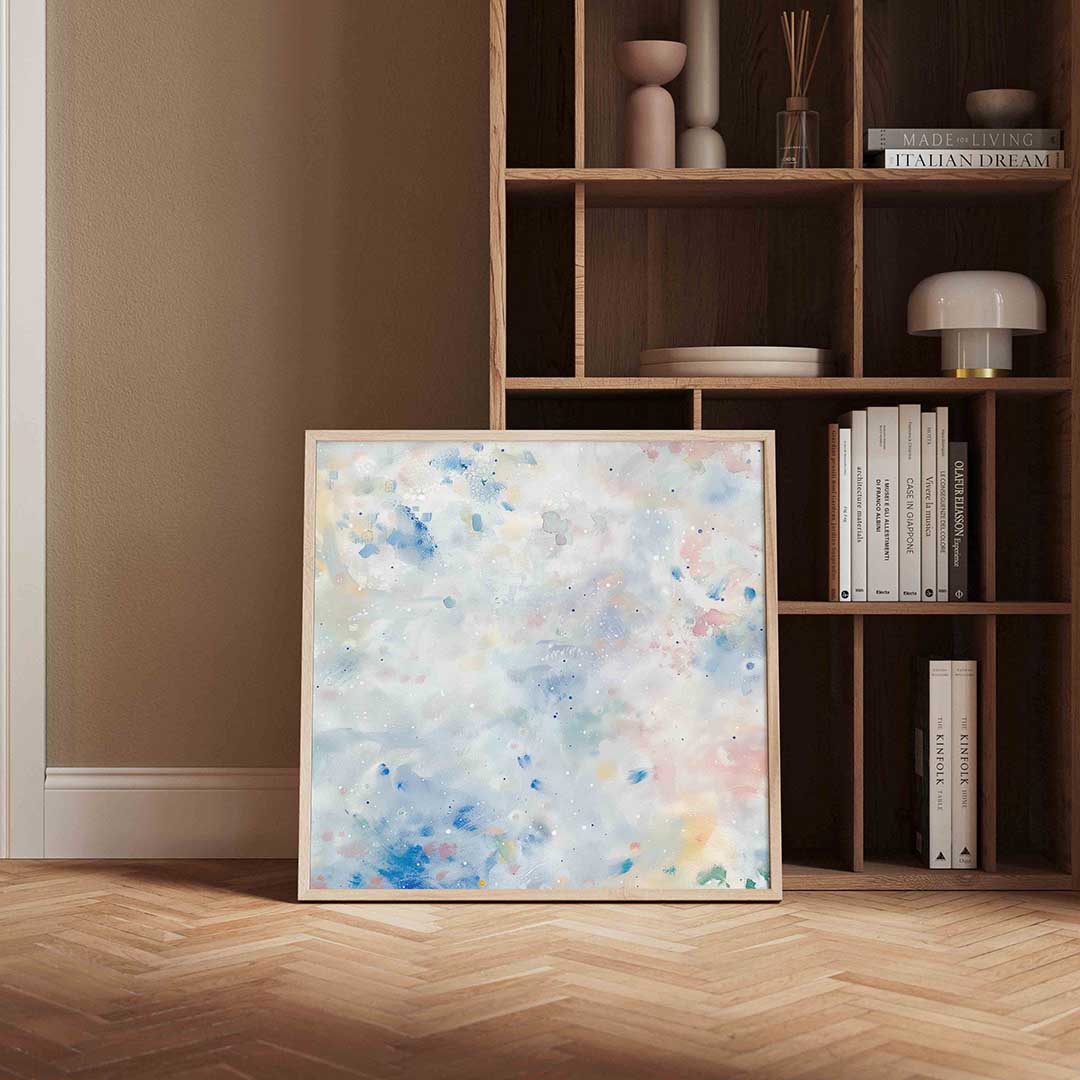Abstracte pastelkleuren Poster