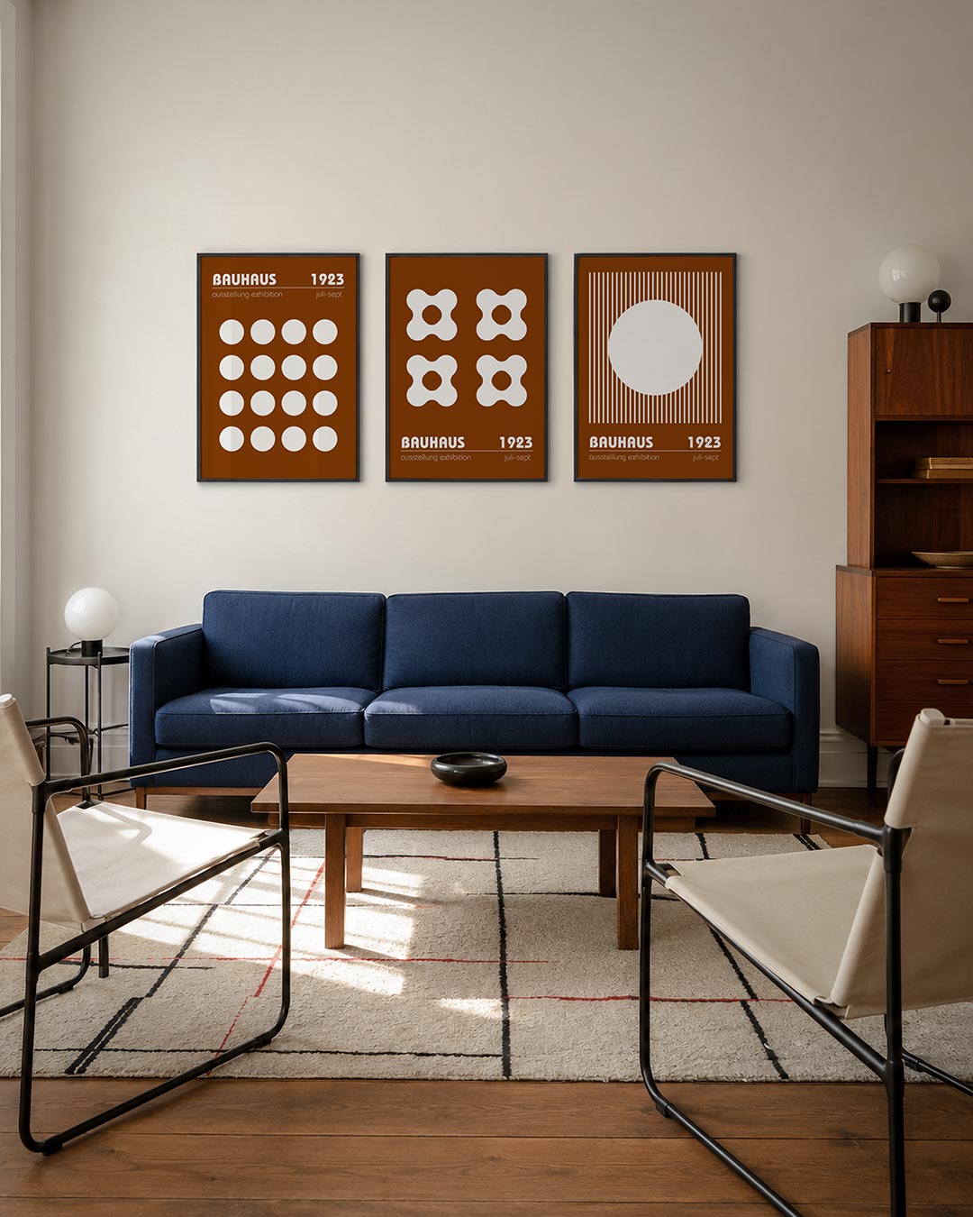 Cirkelritme en kleur Posterset