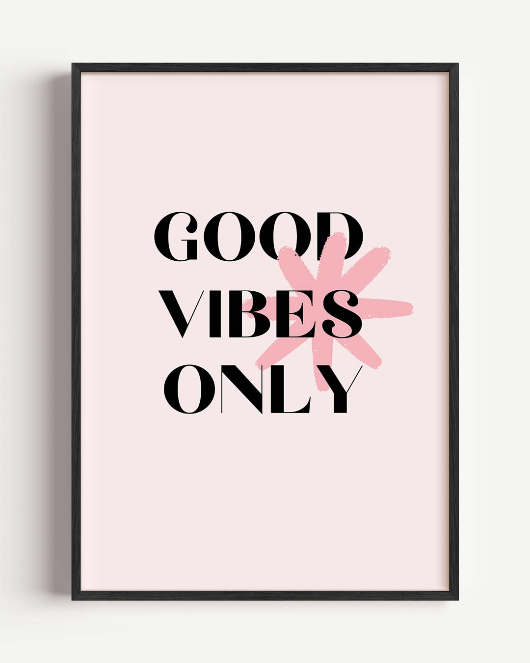 Good Vibes Only Poster-WallArtistic
