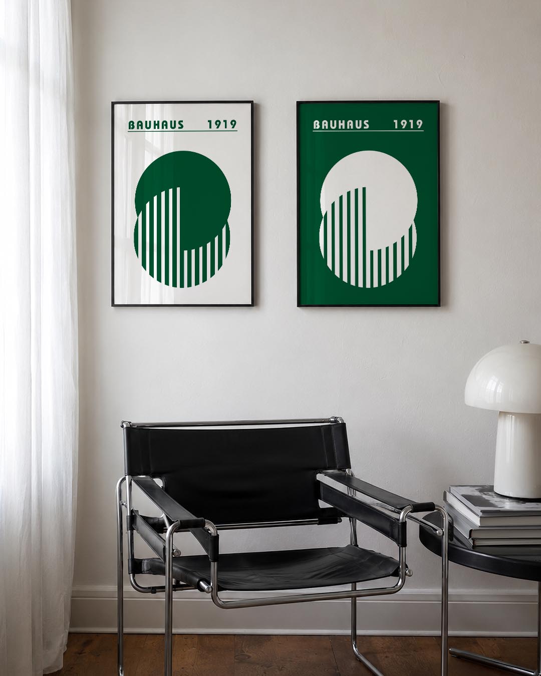 Cirkel en strepen Posterset