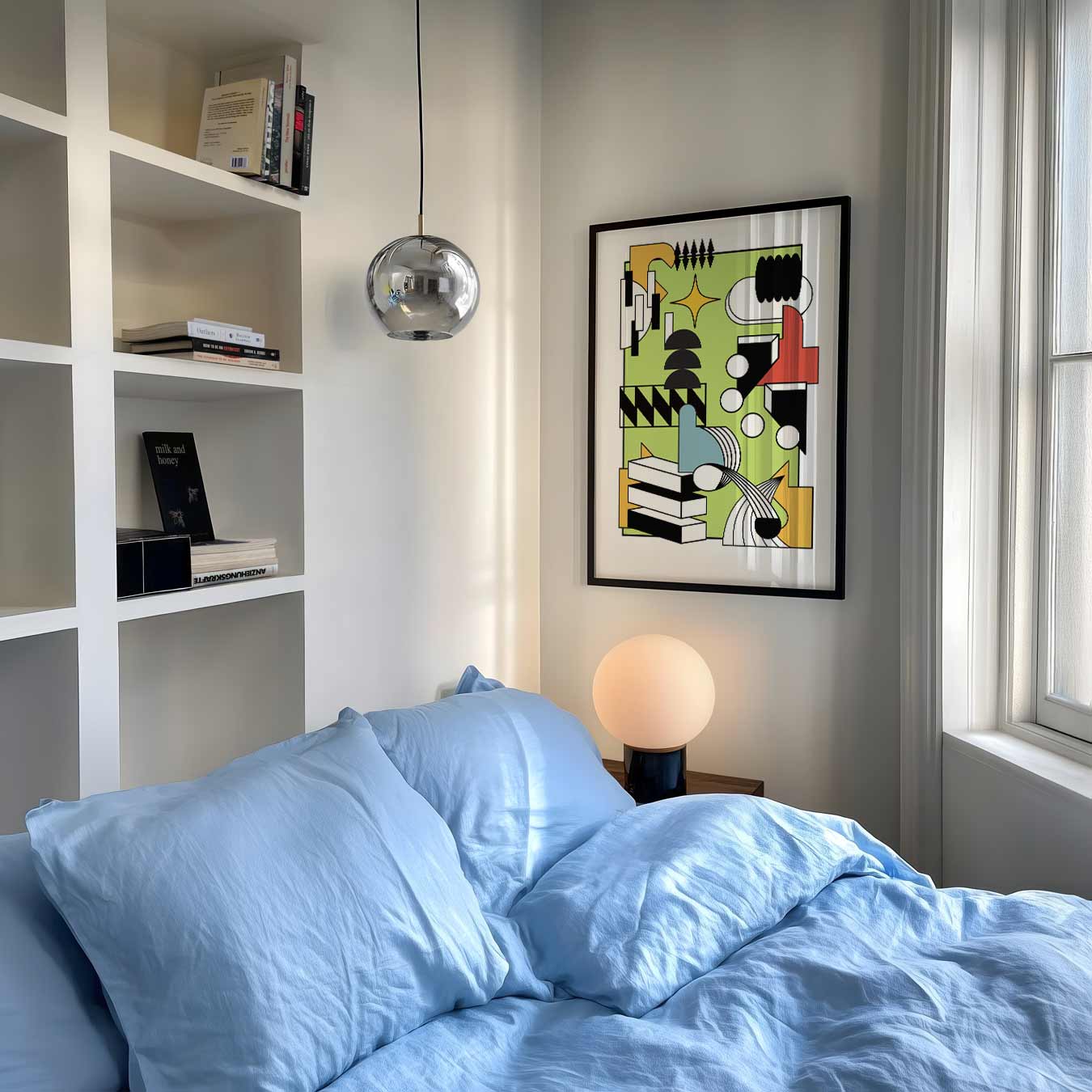 Abstracte Vormen Poster-WallArtistic