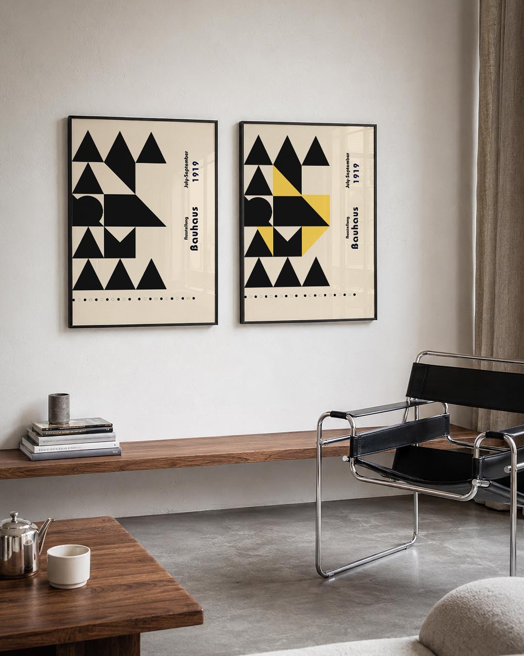 Vormen en vlakken Posterset