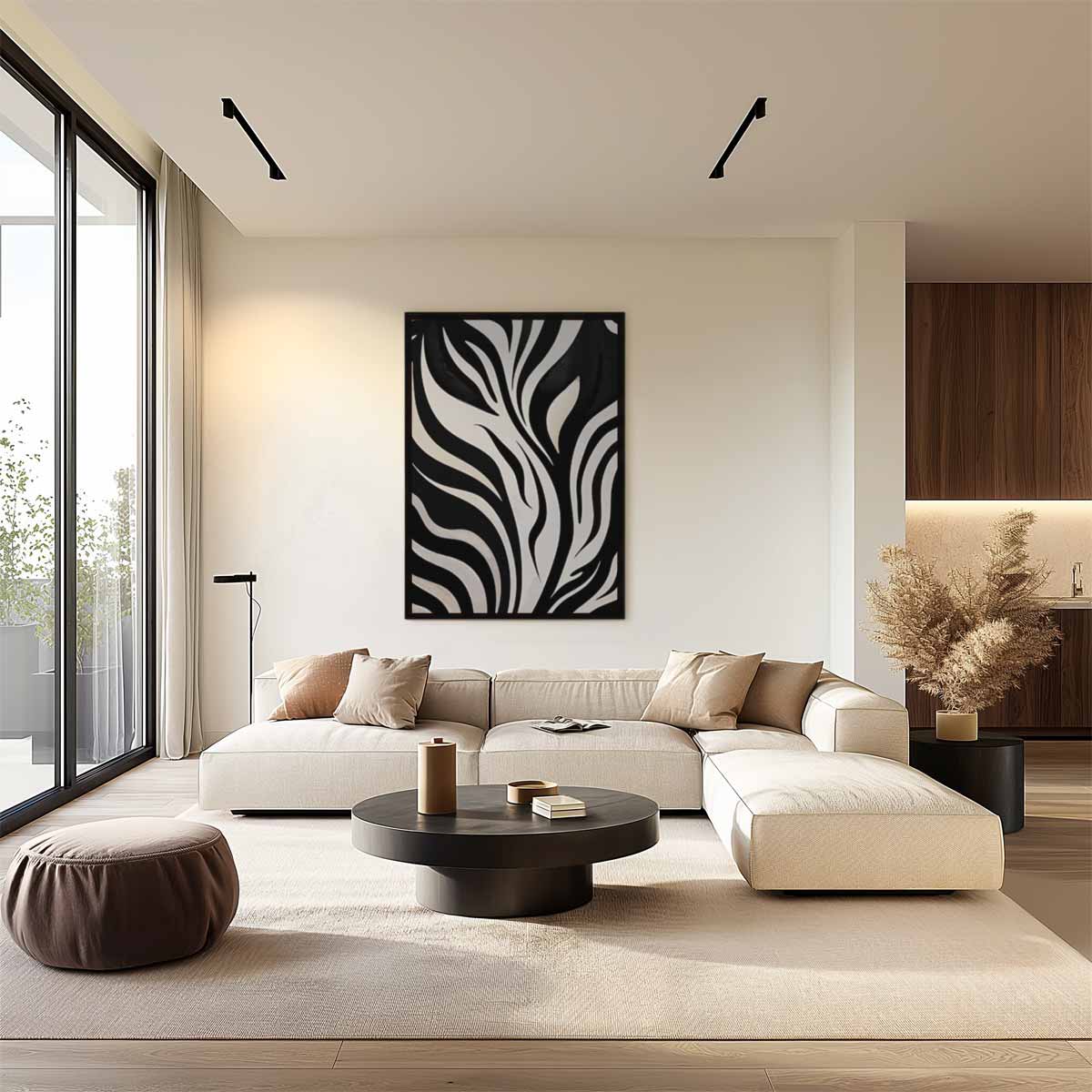 Zebra Inspiratie Wanddecoratie Kunstwerk-canvas-dibond-plexiglas-wanddecoratie-WallArtistic