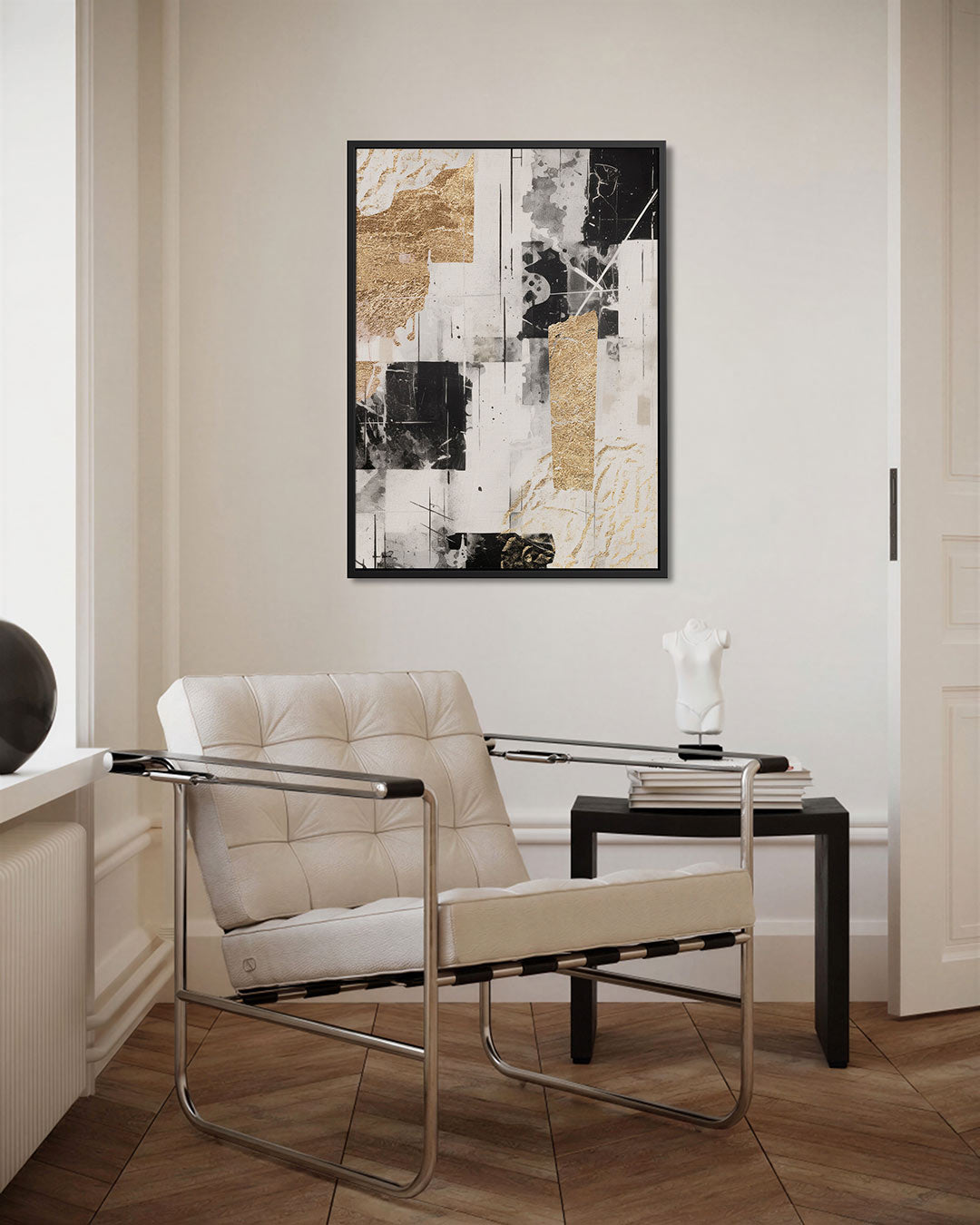 Gelaagde compositie Kunstwerk