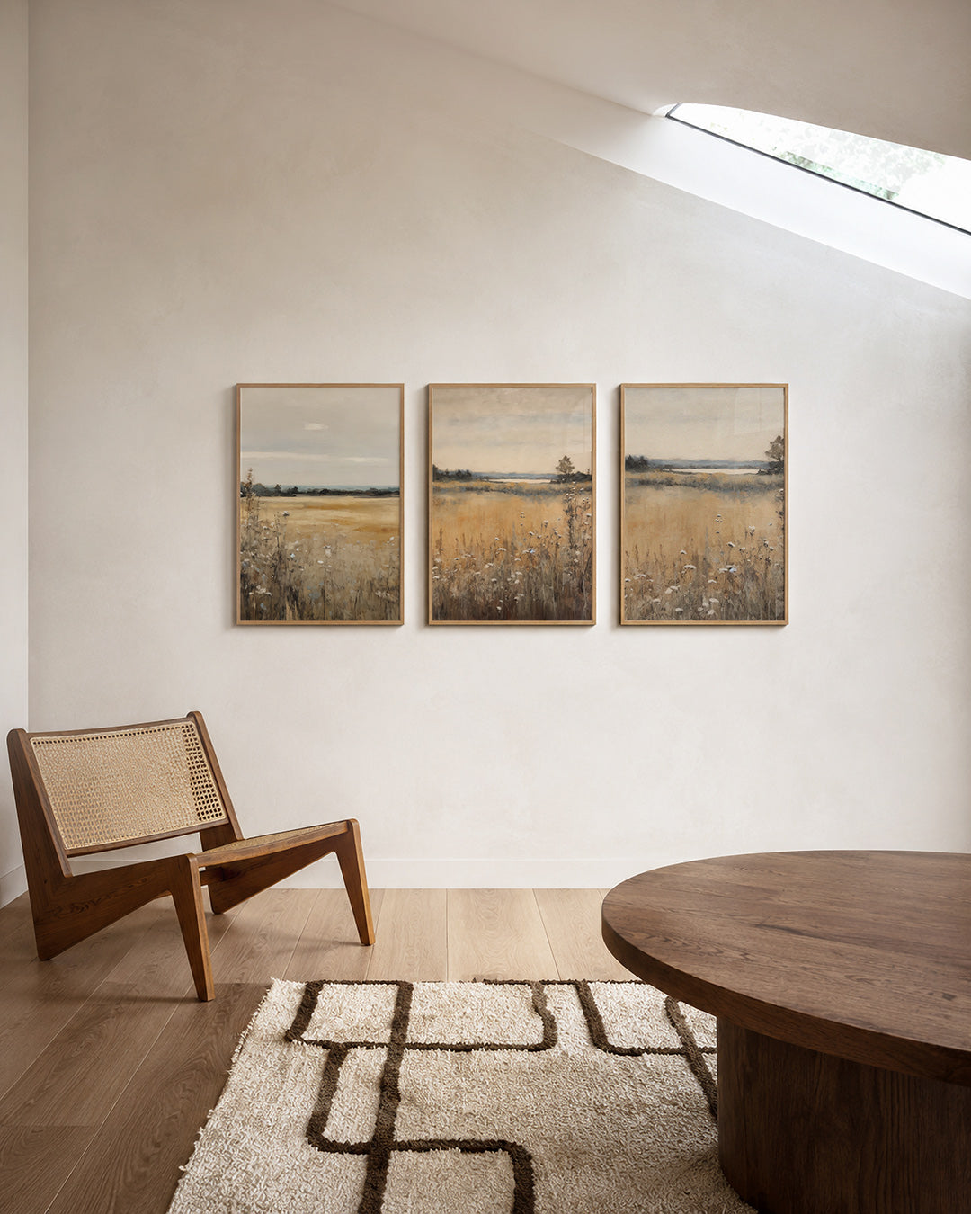 Rustige landschapstonen Posterset