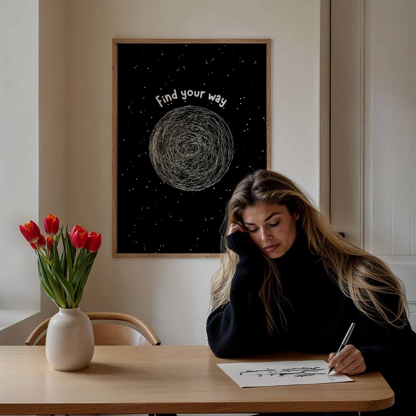 Find Your Way Poster-WallArtistic