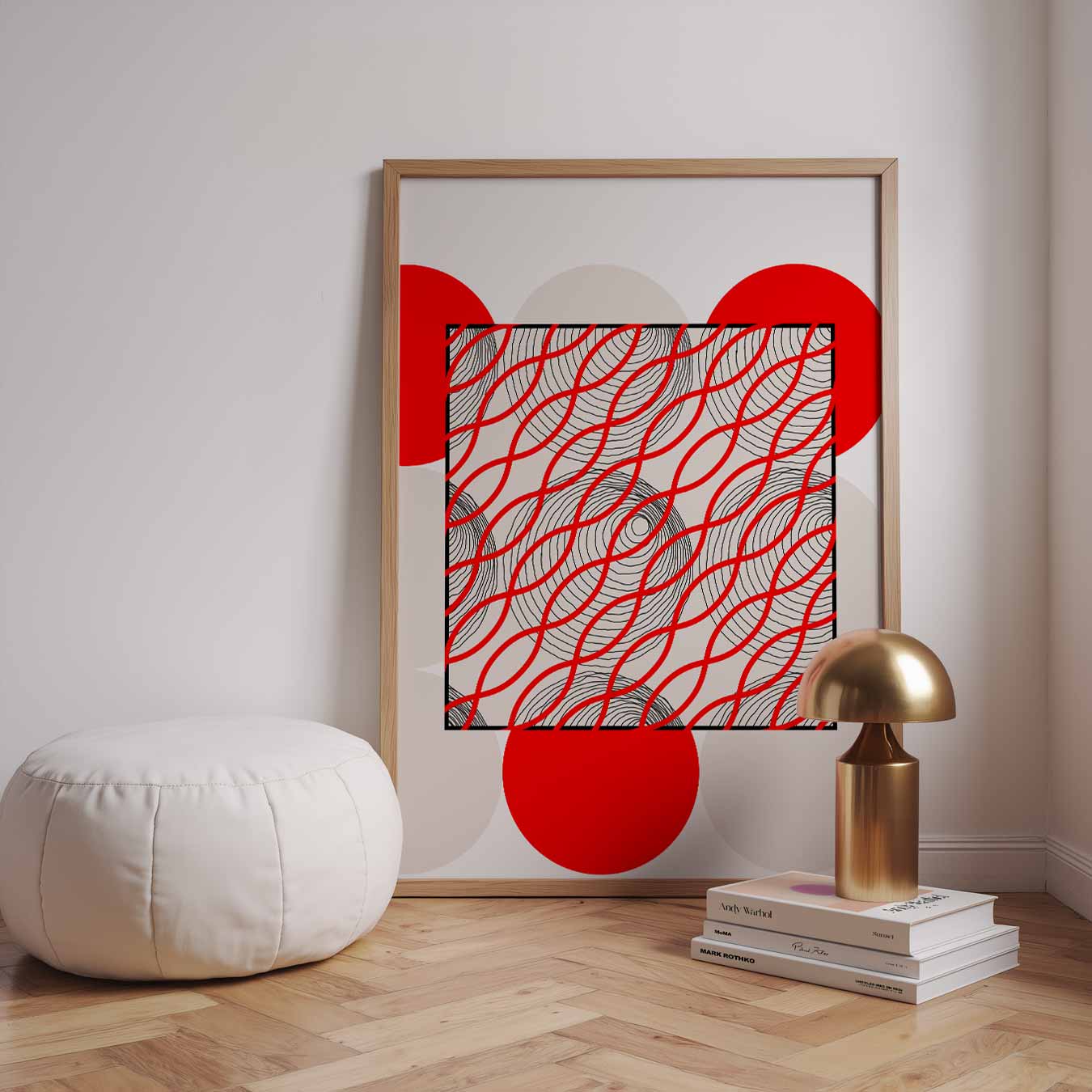 Modern Artistieke Golven Poster-WallArtistic