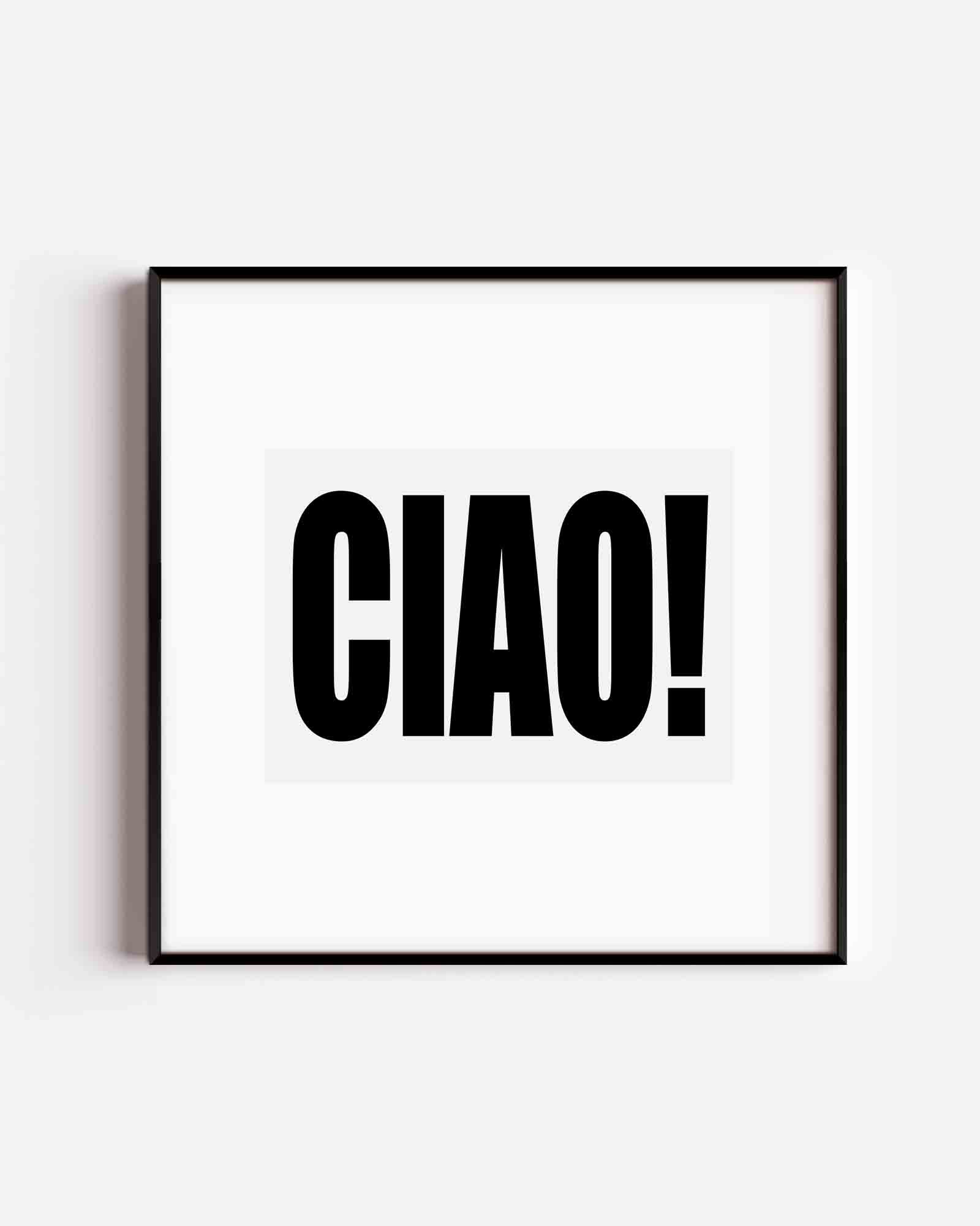 Ciao Poster
