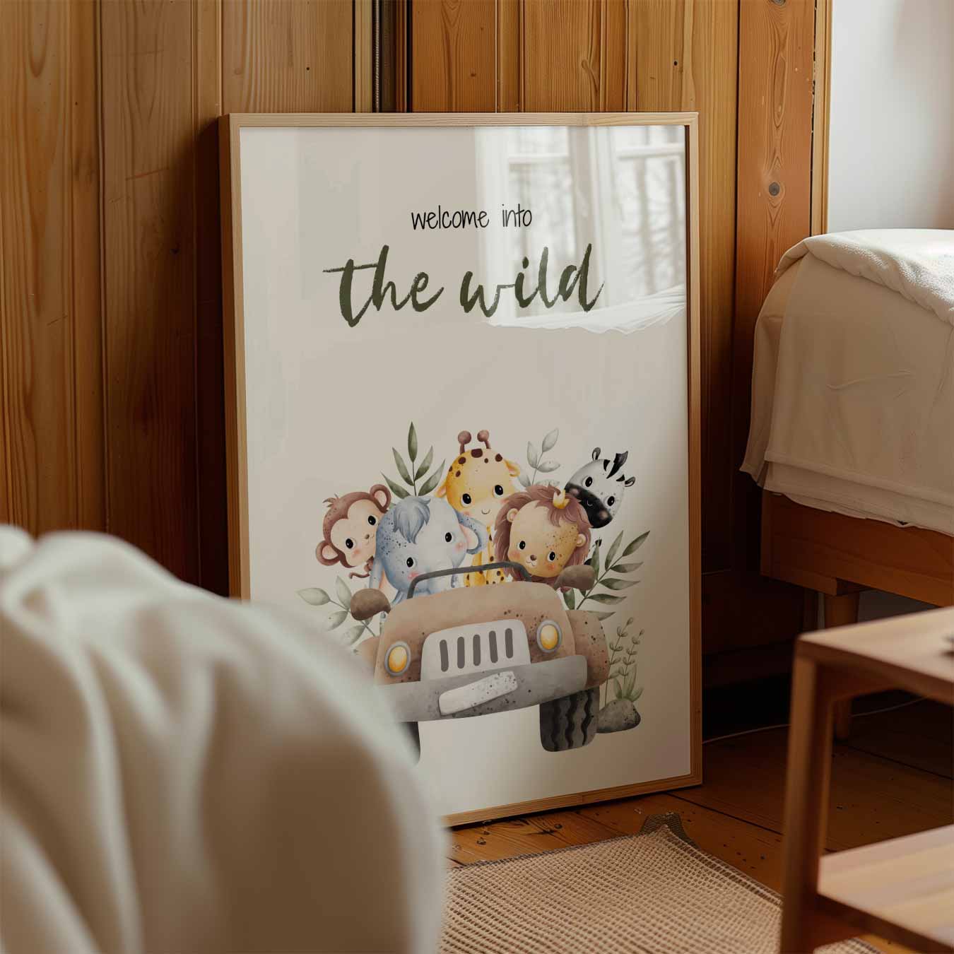 Welkom in de Jungle Kinderkamer Poster-WallArtistic
