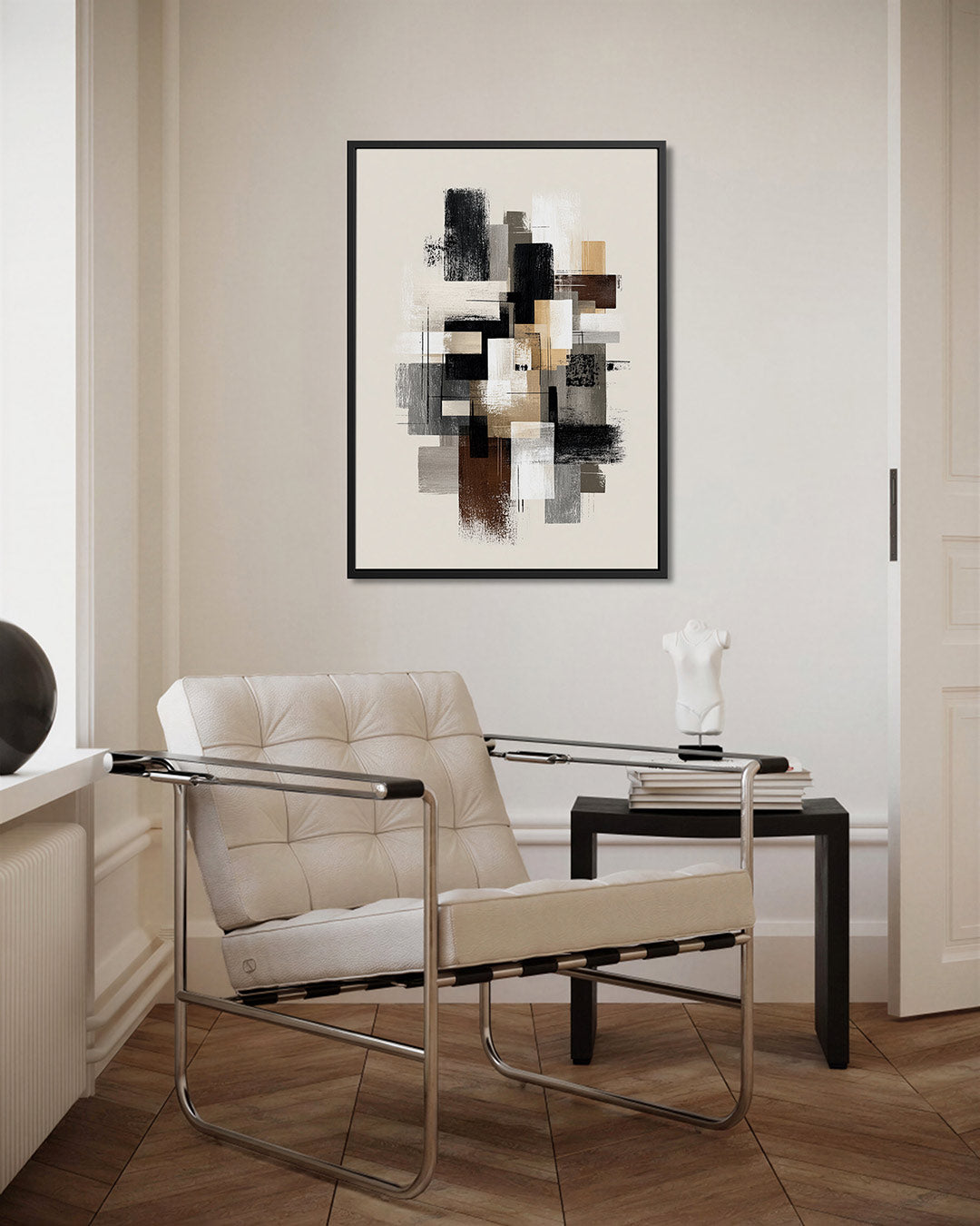 Geometrische compositie Kunstwerk