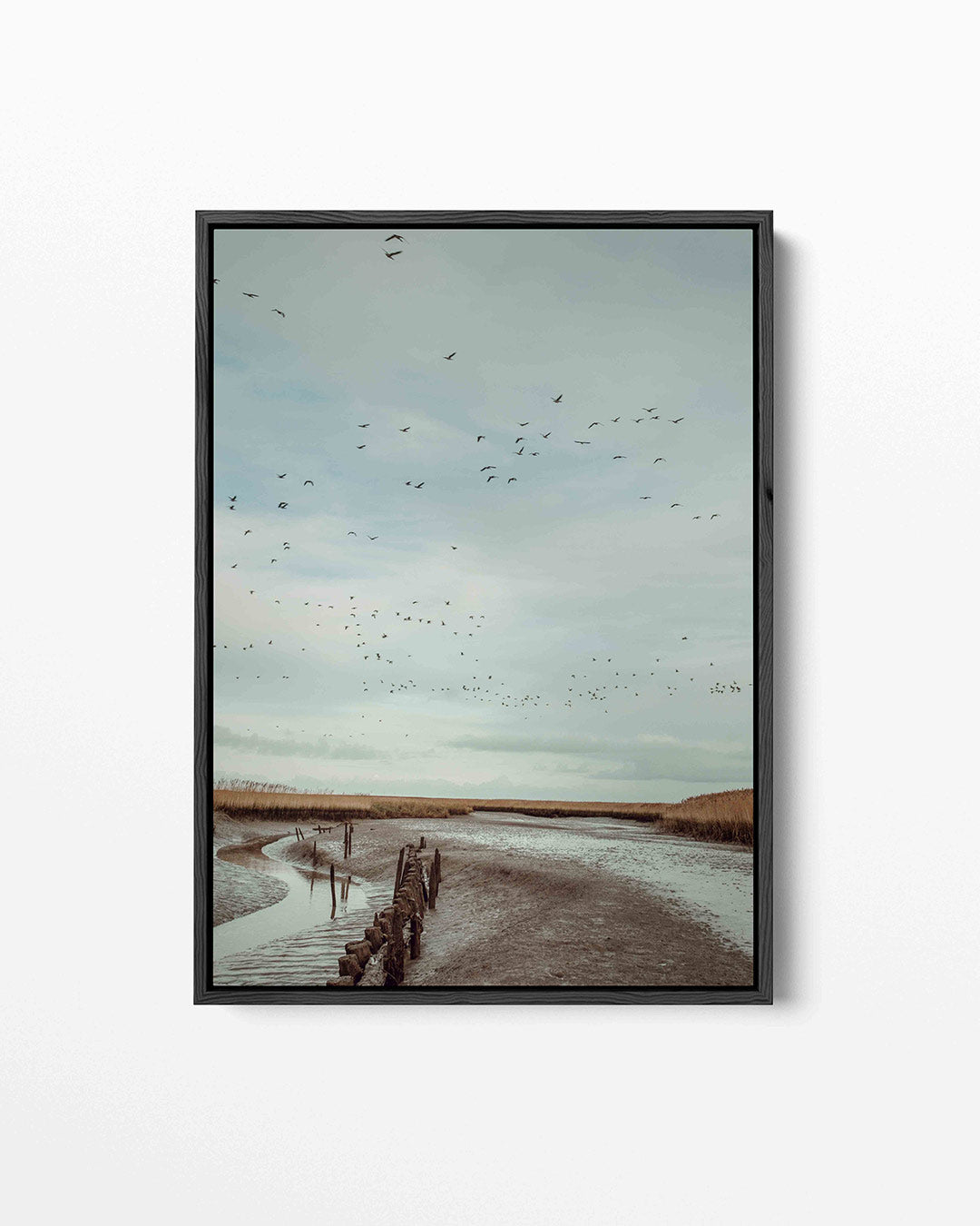 Rustige lucht en landschap Kunstwerk