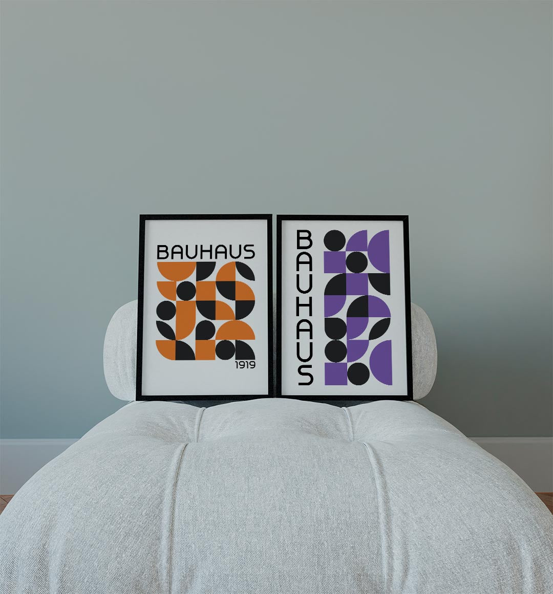 Vormen en kleurvlakken Posterset
