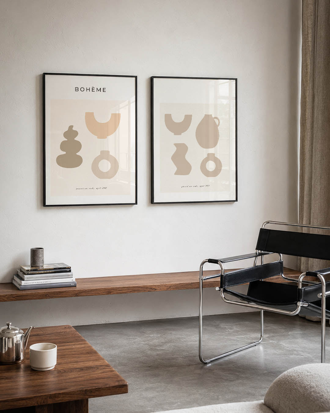 Zachte vormen Posterset