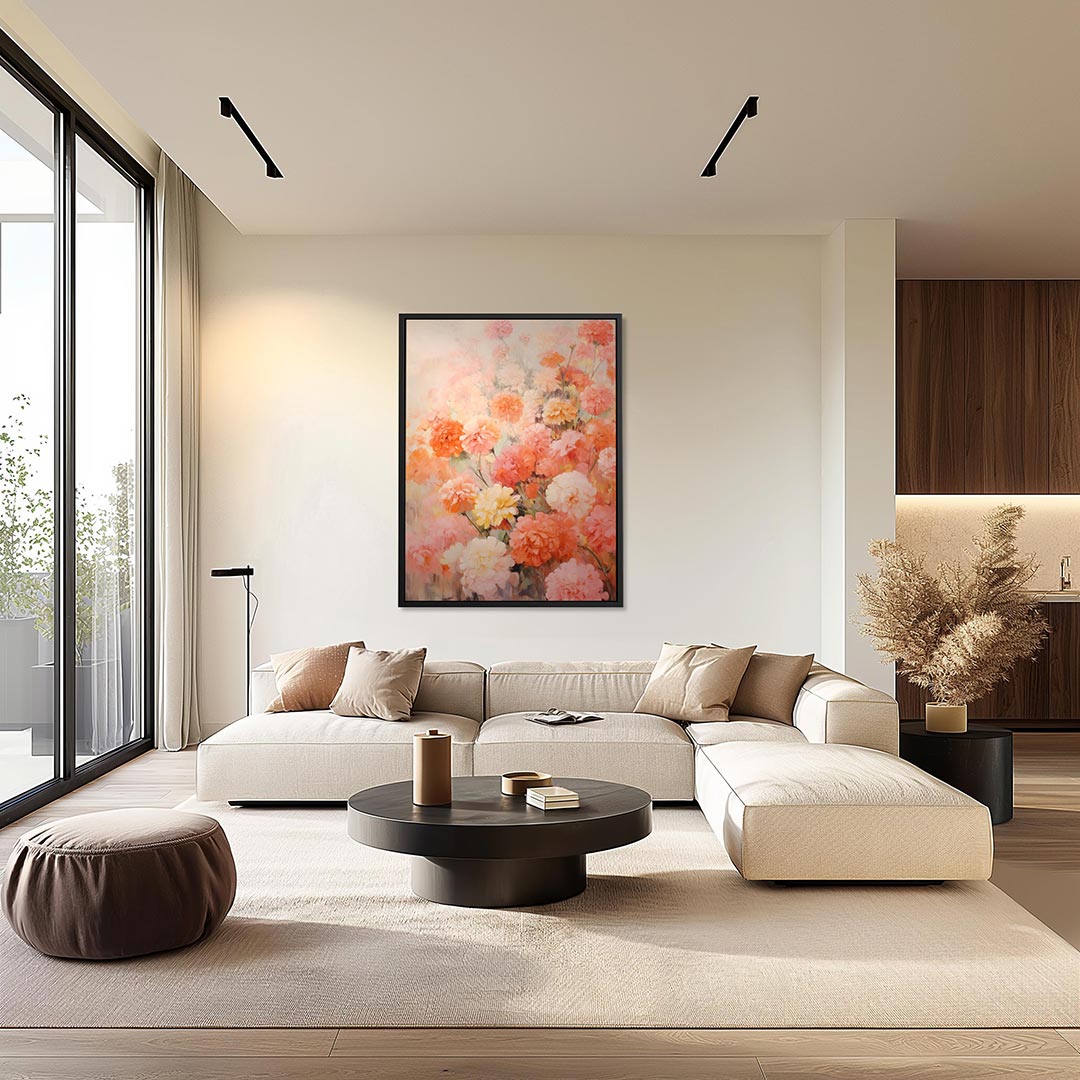 Bloemenexplosie Kunstwerk