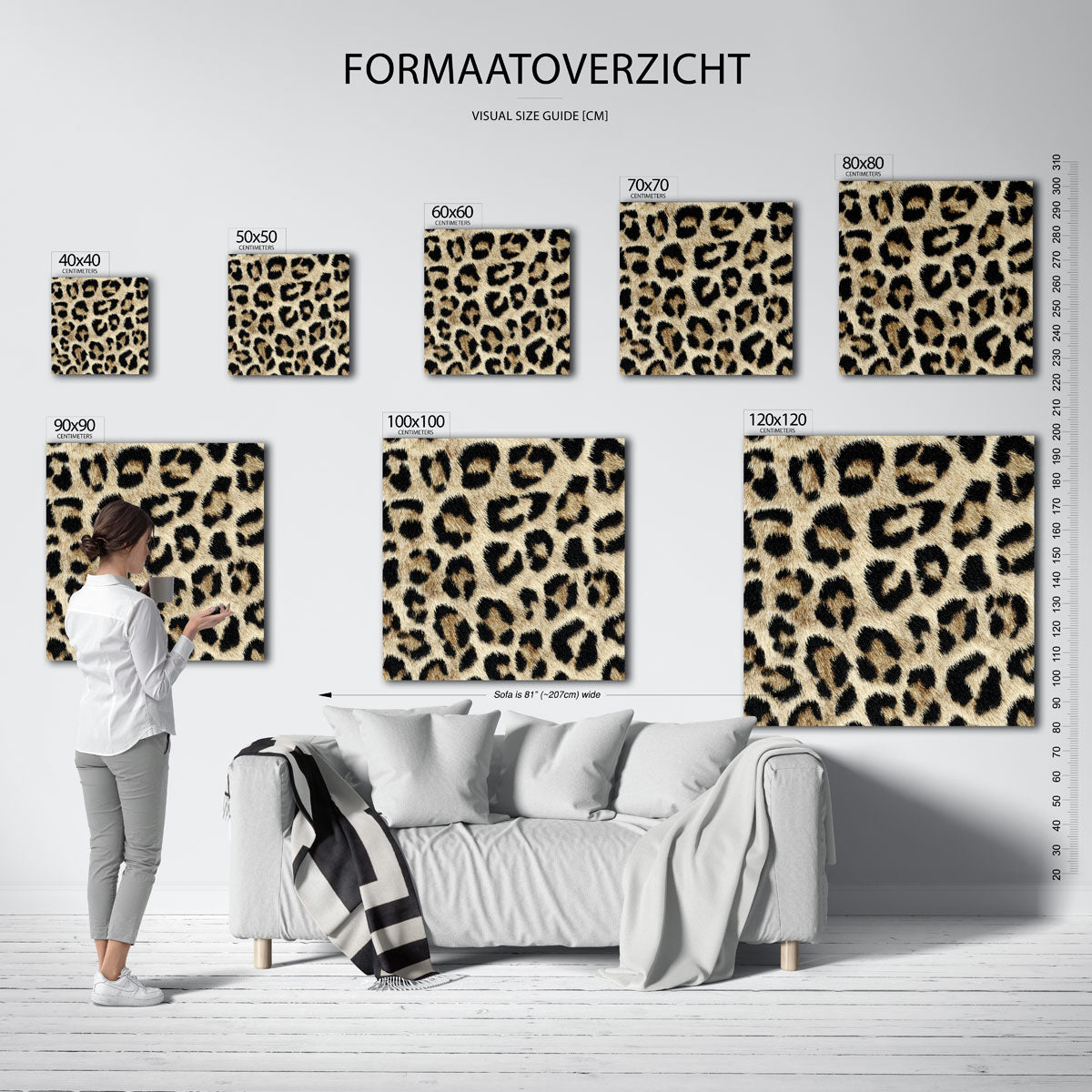 Luipaardprint Poster
