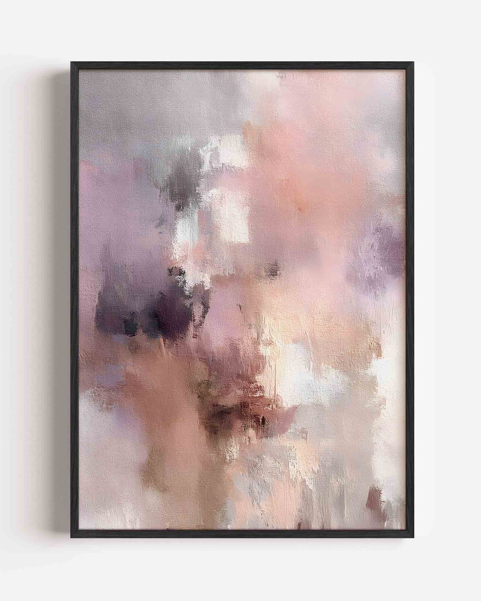 Abstracte pastel Poster